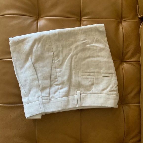 PALMA STRAIGHT-LEG LINEN PANT - Picture 9 of 14